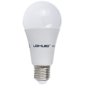 Bec LED LOHUIS, forma A60, E27, 12W, 30000 ore, lumina rece