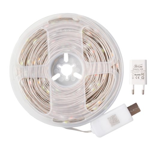 Instalatie LED 20m, USB, multicolora