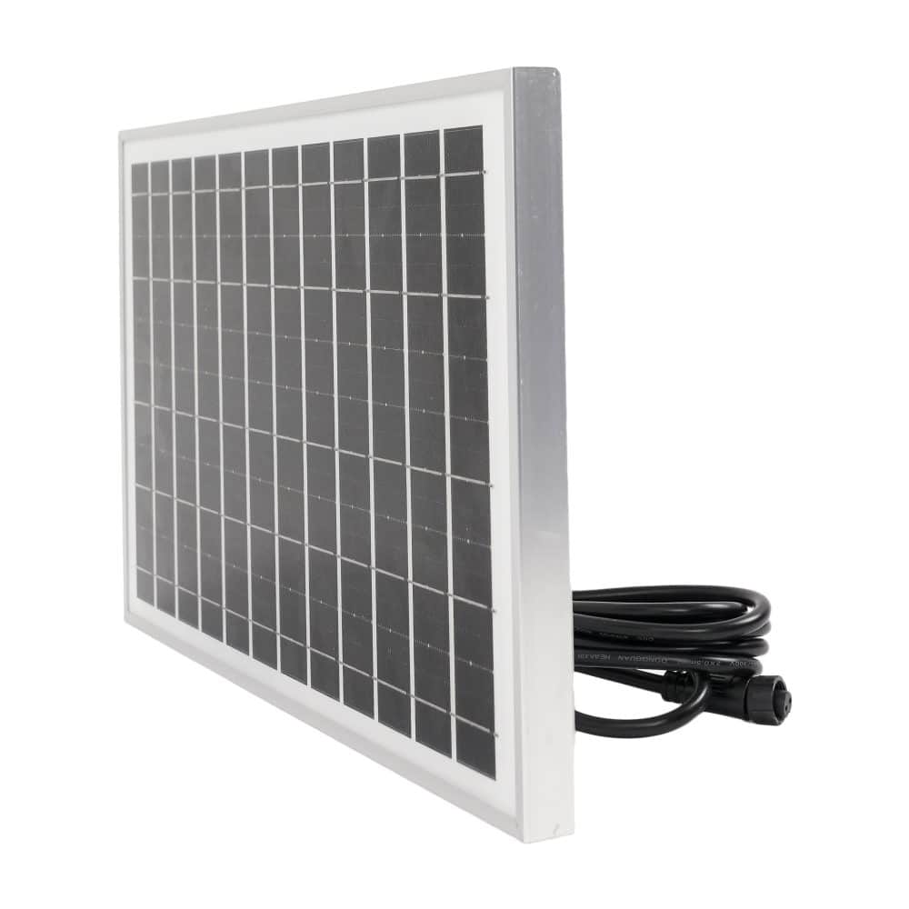 Proiector LED cu panou solar si acumulator detasabil, 8W, 1000 lm, IP65