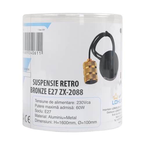 Suspensie RETRO BRONZE ZX-2088